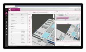 screen showing infsoft tracking dashboard