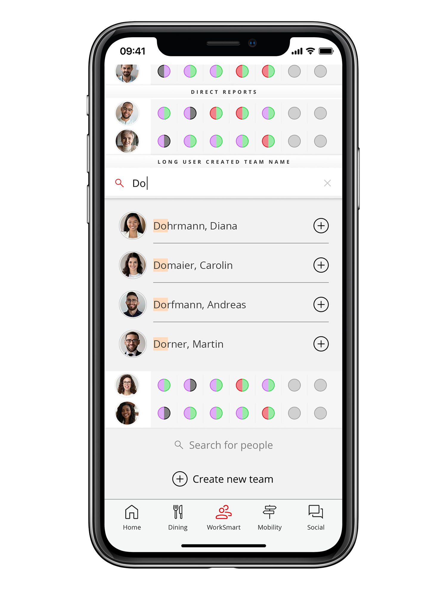 infsoft Workplace Experience App Networking