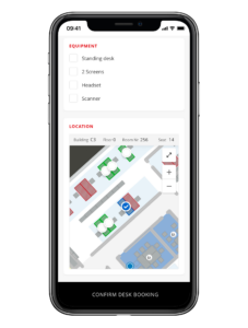 Options for customization in the Workplace Experience App