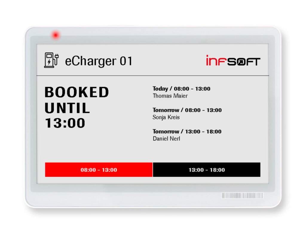 infsoft Workplace Experience App E-Ink