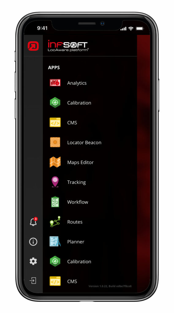 infsoft LocAware platform app