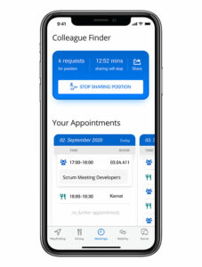 infsoft Workplace Experience App: Colleague Finder