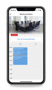 infsoft Workplace Experience app: book a room