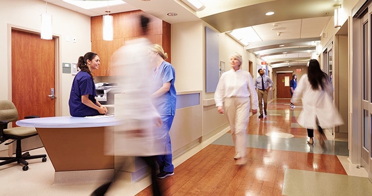 hospital corridor