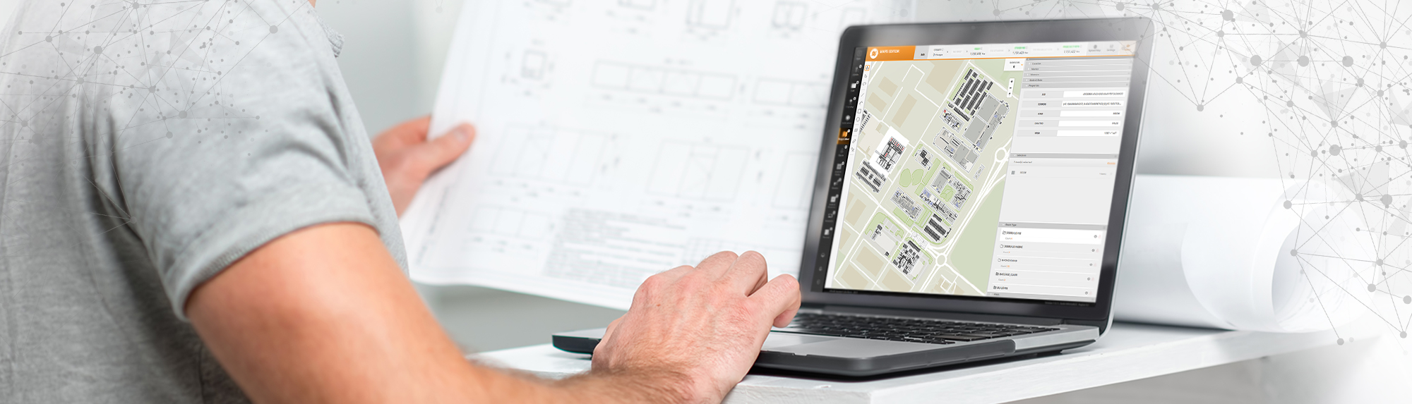 infsoft map and navigation header