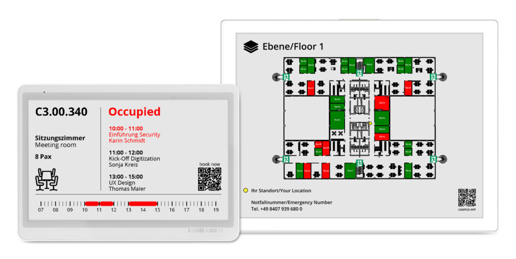 Infsoft Infrastructure Hardware E Ink Collage