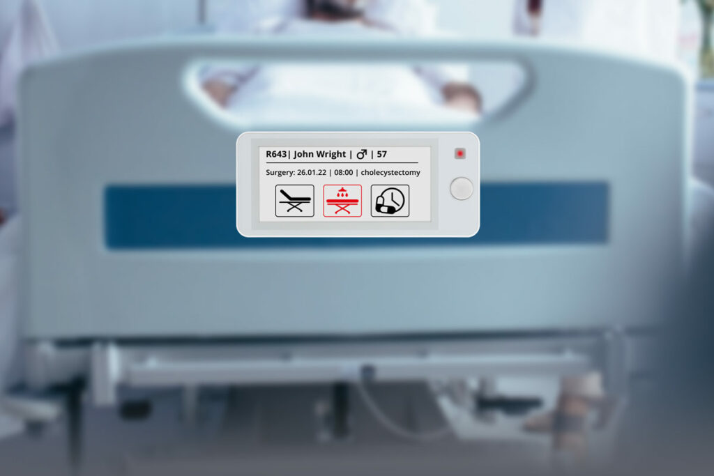 infsoft E-Ink Display Hospital