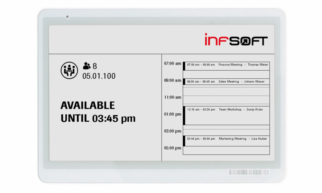 Infsoft Room Signage Eink Template