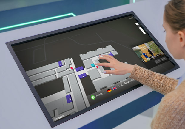 infsoft wayfinding terminal