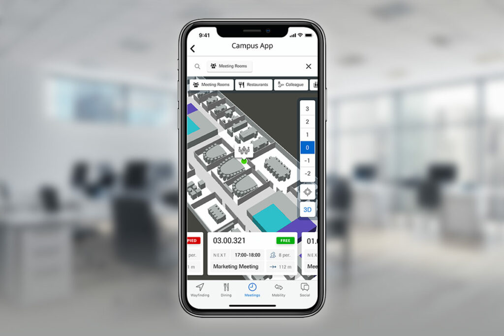 Press Release Infsoft Wayfinding Workplace App